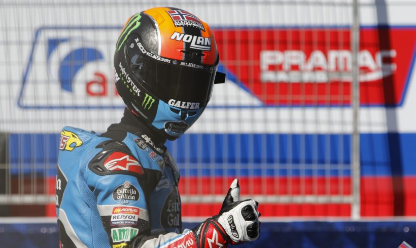 GP JEREZ: ARÓN TERMINA EL GRAN PREMIO CON CERO PUNTOS Y TERCERO EN LA CLASIFICACIÓN