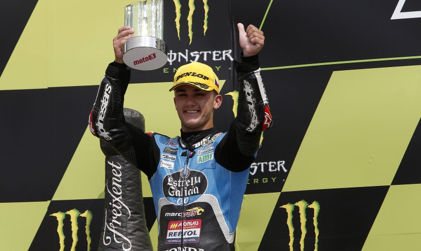 ARÓN TERMINA SEGUNDO EN LA CARRERA DE MOTO3™ DEL GP DE LA REPÚBLICA CHECA