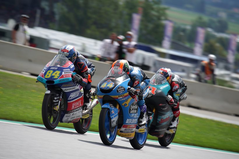 ARÓN TERMINA DÉCIMO EN LA CARRERA DE MOTO3™ DEL GP DE AUSTRIA