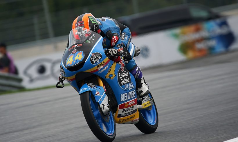 COMPLICADA PRIMERA JORNADA PARA ARÓN EN EL RED BULL RING