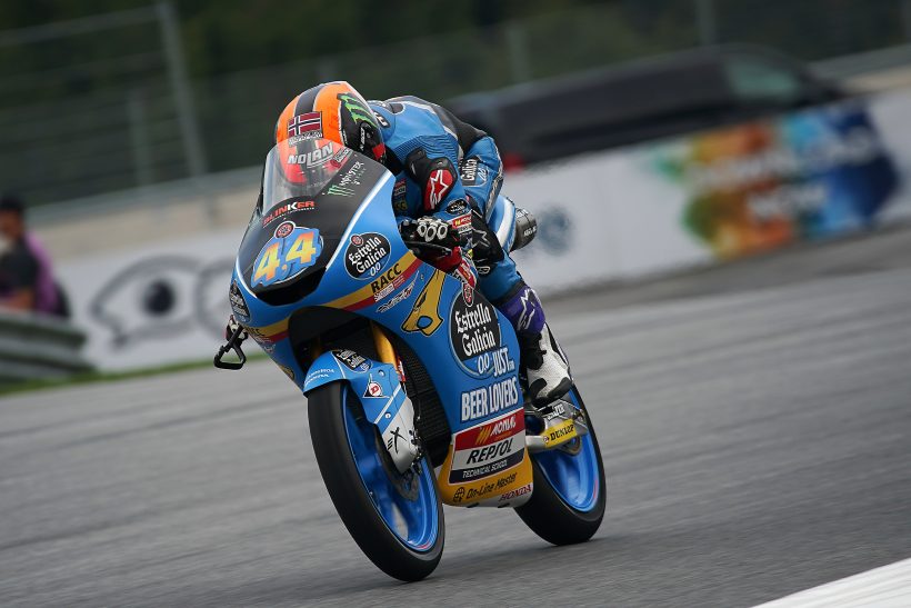 COMPLICADA PRIMERA JORNADA PARA ARÓN EN EL RED BULL RING