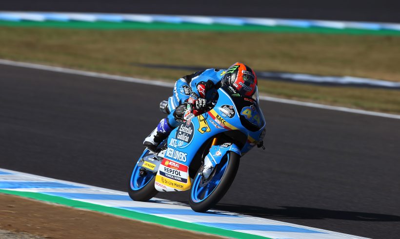 QP MOTO3™ MOTEGI: ARÓN DÉCIMO NOVENO, PARTIRÁ DESDE LA SÉPTIMA FILA DE LA PARRILLA