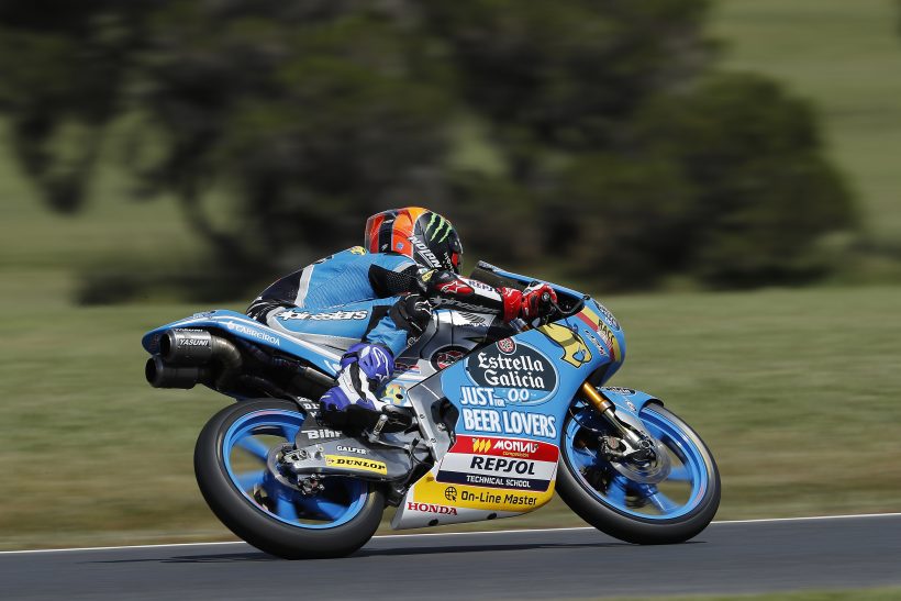 ARÓN PRIMERO TRAS LA PRIMERA JORNDA DEL MICHELIN® AUSTRALIAN MOTORCYCLE GRAND PRIX