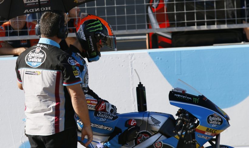 ARÓN ABANDONA EN MOTORLAND TRAS RECIBIR UN GOLPE EN SU HOMBRO LESIONADO