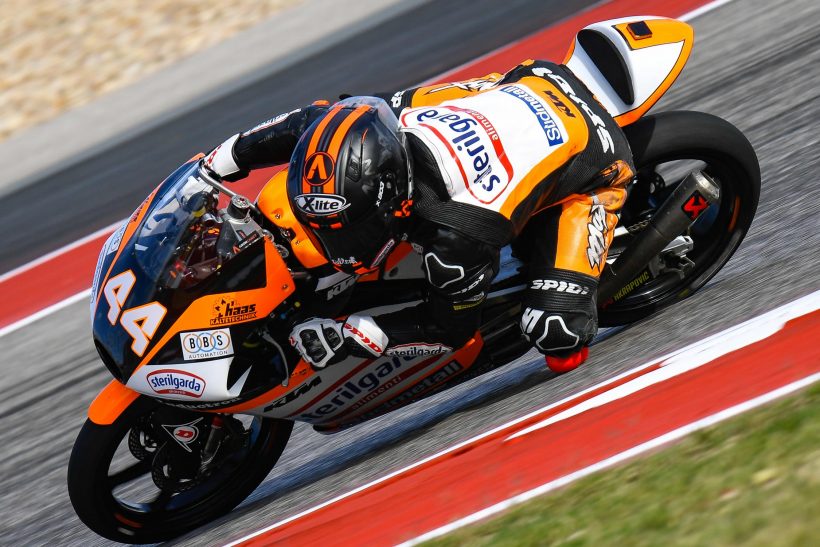 ARÓN SEXTO A LA CONCLUSIÓN DE LA PRIMERA JORNADA DEL GP DE LAS AMÉRICAS