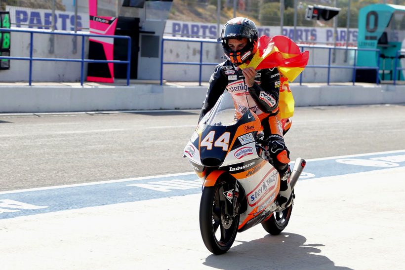 GP JEREZ: ARÓN CUARTO EN CARRERA Y LÍDER DEL CAMPEONATO