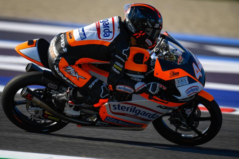 ARÓN CONCLUYE LA PRIMERA JORNADA DEL GP DE SAN MARINO EN LA UNDÉCIMA POSICIÓN