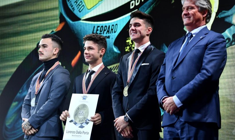 ARÓN PRESENTE EN LA FIM AWARDS CEREMONY COMO SUBCAMPEÓN DE MOTO3™