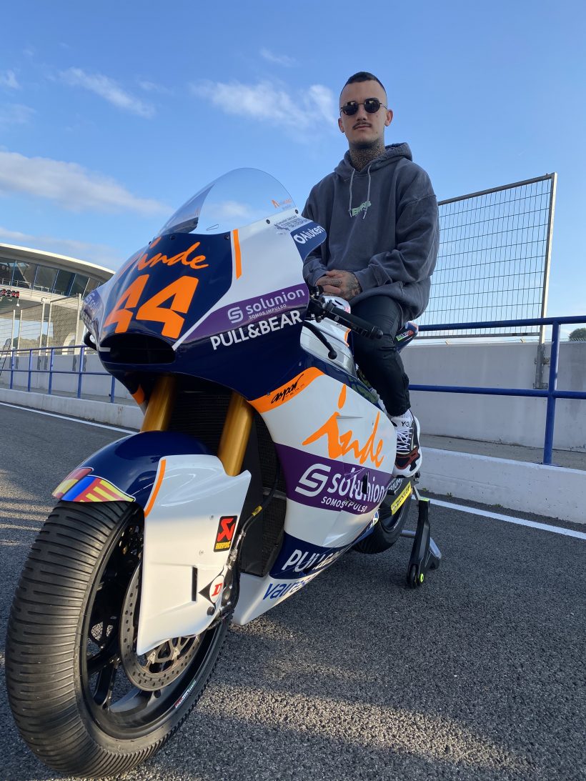 ARÓN QUINTO TRAS EL PRIMER DÍA DE TEST IRTA DE JEREZ