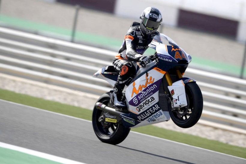 ARÓN TERMINA EL TEST IRTA DE LOSAIL CON EL SÉPTIMO MEJOR TIEMPO DE MOTO2™