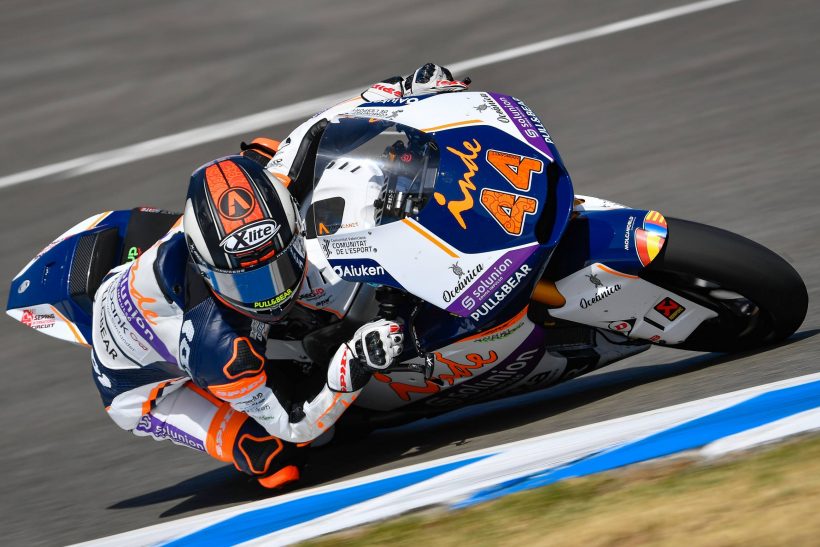 ARÓN DECIMO SÉPTIMO TRAS EL PRIMER DÍA DEL GRAN PREMIO DE ESPAÑA  EN JEREZ