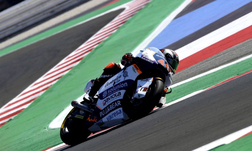 PRIMERA Q1 PARA ARÓN DESDE SU LLEGADA A MOTO2™ Y NO CONSIGUE SUPERARLA