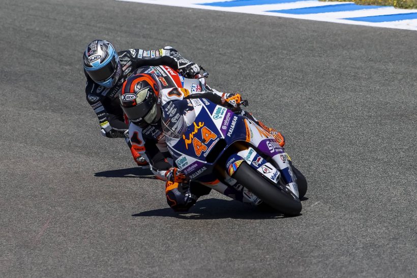 ARÓN CONCLUYE NOVENO EN JEREZ EN UN GP REALMENTE COMPLICADO