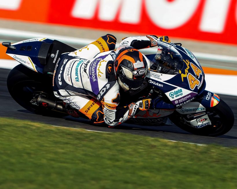 TERCERA FILA DE PARRILLA PARA ARÓN, TERMINA SÉPTIMO EN LA Q2 DE MOTO2™ DEL VALENCIAGP