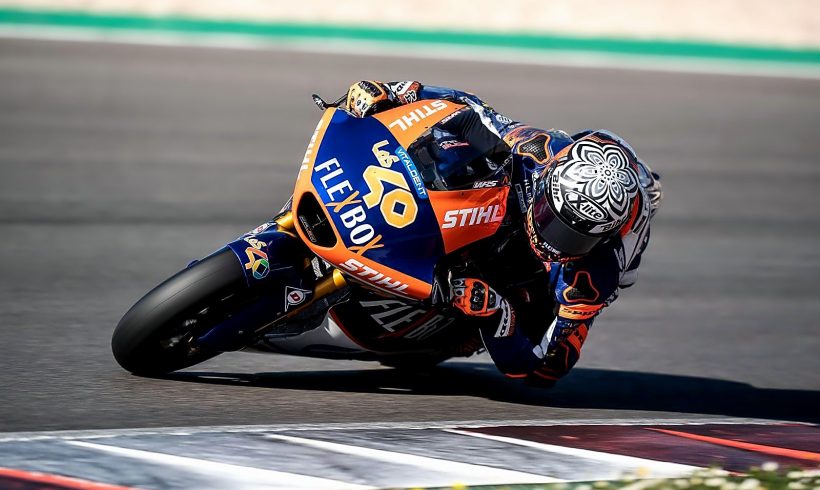 ARÓN SEGUNDO EN EL PRIMER DÍA DEL TEST IRTA DE MOTO2™