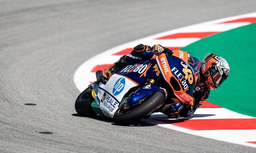 ARÓN SEGUNDO EN LA Q2 DEL #CATALANGP, MAÑANA PRIMERA FILA DE LA PARRILLA