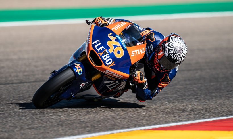 ARÓN QUINTO EN LA Q2 DEL #ARAGONGP, SEGUNDA LÍNEA DE PARRILLA
