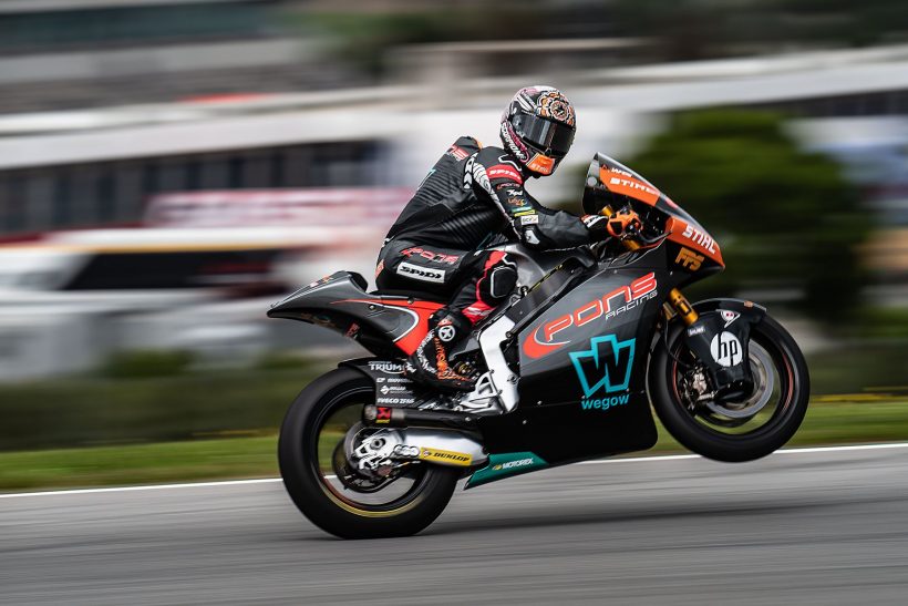 ARÓN TERMINA SEGUNDO EN LA SEGUNDA JORNADA DE TEST MOTO2™ EN PORTIMÃO