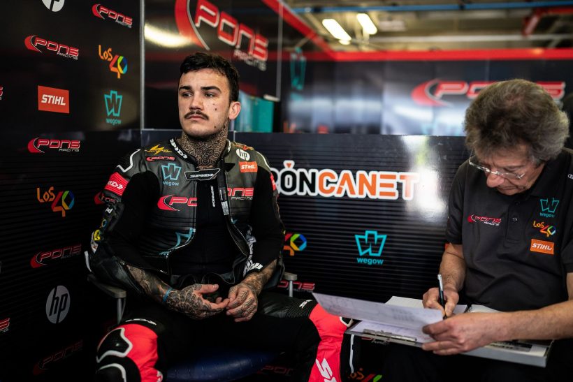 ARÓN TERMINA TERCERO DEL TERCER DÍA Y DE LA COMBINADA DEL TEST MOTO2™ DE PORTIMÃO