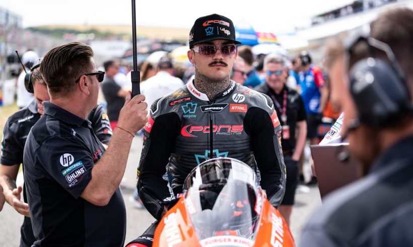 ARÓN TERMINA QUINTO EL GRAN PREMIO DE ESPAÑA