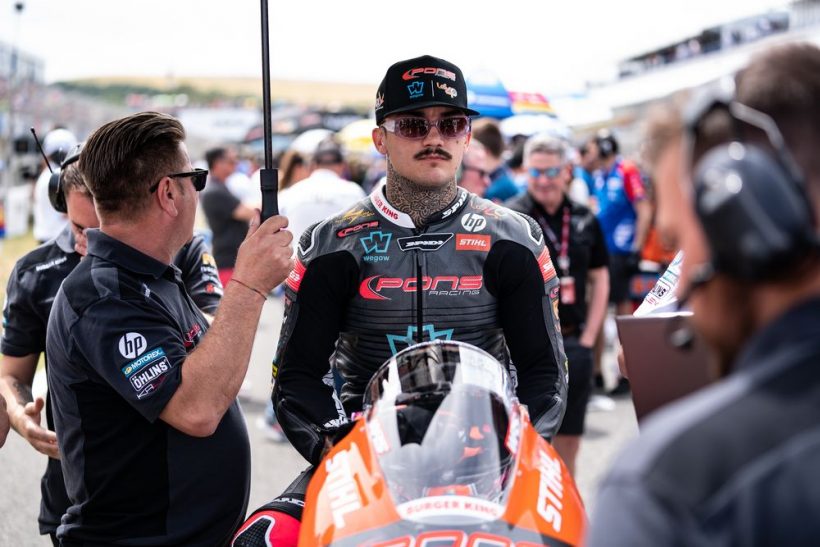 ARÓN TERMINA QUINTO EL GRAN PREMIO DE ESPAÑA