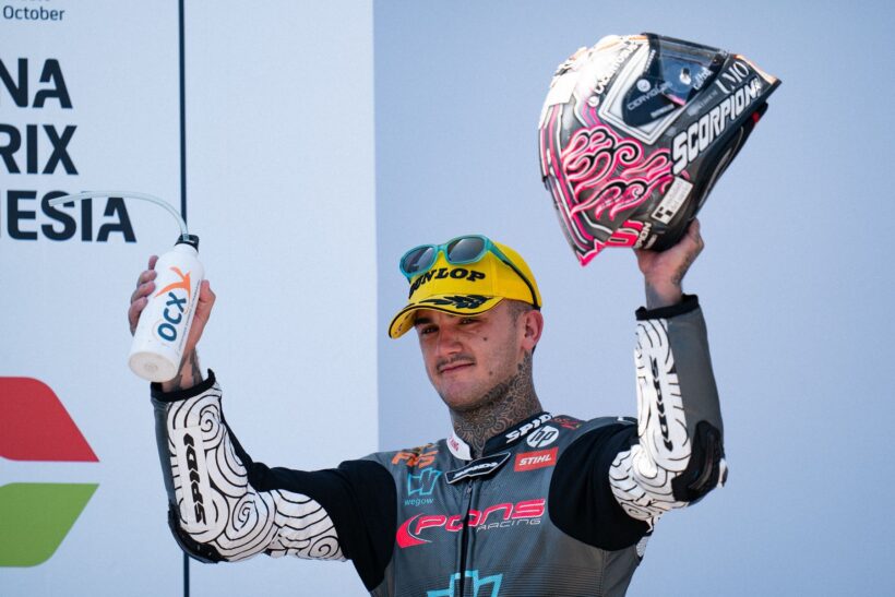 NUEVO PODIO PARA ARÓN, CONCLUYE SEGUNDO EN LA RACE DEL #INDONESIANGP