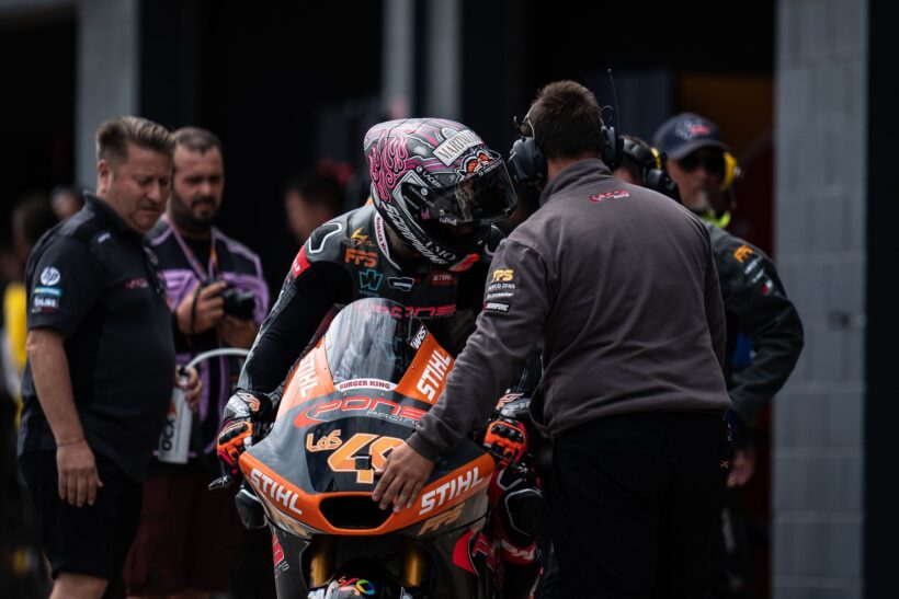 PRIMERA FILA DE PARRILLA, ARÓN SEGUNDO DE LA Q2 DE MOTO2™ DEL #AUSTRALIANGP