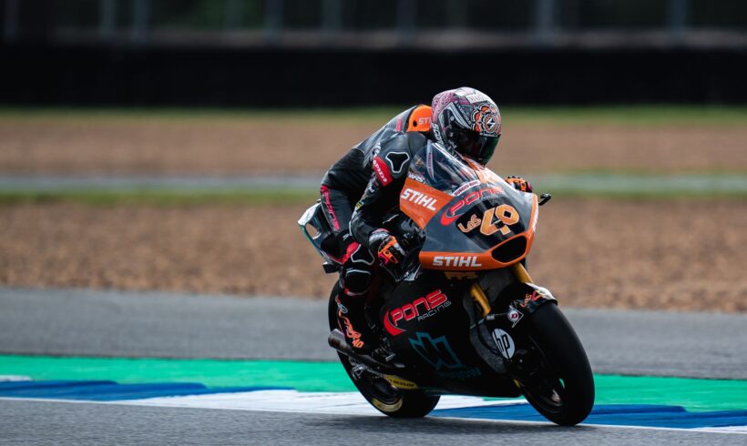 ARÓN QUINTO EN EL INICIO DEL OR THAILAND GRAND PRIX