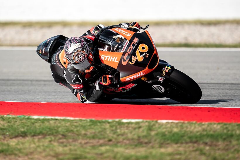 BUEN INICIO DE ARÓN EN EL GRAN PREMI DE CATALUNYA, CUARTO DEL PRIMER DÍA