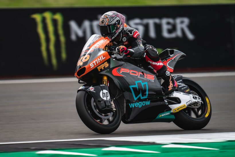 ARÓN MEJOR TIEMPO DE MOTO2™ EN EL PRIMER DÍA DEL MONSTER ENERGY BRITISH GRAND PRIX