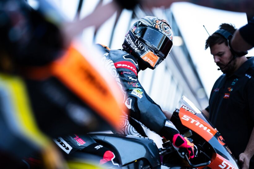 DÍA COMPLICADO EL QUE HA TENIDO ARÓN EN EL INICIO DEL #SANMARINOGP