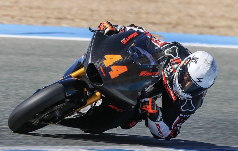 ARÓN MARCA EL MEJOR TIEMPO EN LA PRIMERA JORNADA DEL TEST OFICIAL DE MOTO2™ EN JEREZ