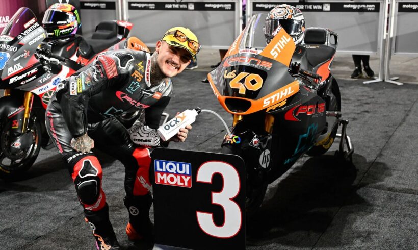 #QATARGP: PRIMERA LÍNEA DE PARRILLA PARA ARÓN, TERCERO EN LUSAIL