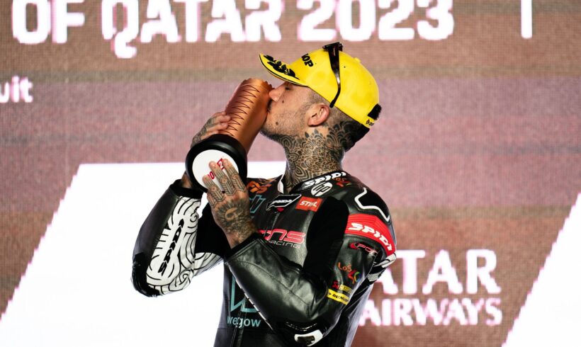 NUEVO PODIO PARA ARÓN, TERCERO EN LA CARRERA DEL #QATARGP
