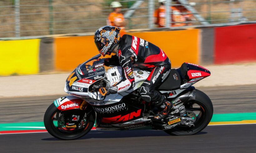 ARÓN QUINTO EN LA PRACTICE 1 DEL #ARAGONGP