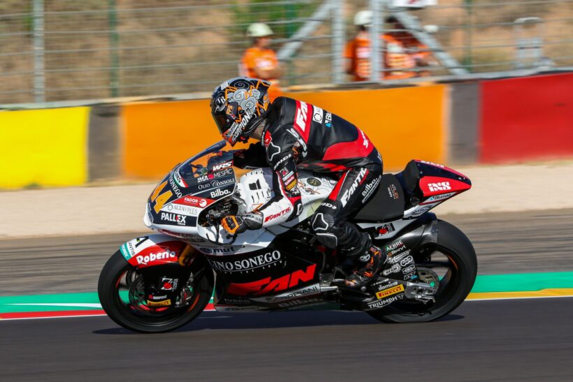 ARÓN QUINTO EN LA PRACTICE 1 DEL #ARAGONGP