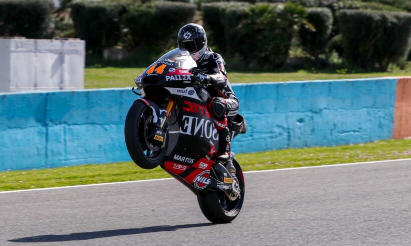 ARÓN SEGUNDO TAMBIÉN EN LOS CRONOS DE LA SEGUNDA JORNADA DEL JEREZ MOTO2™ TEST