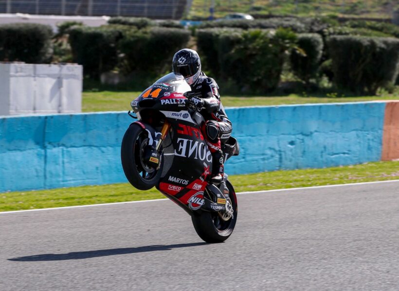 ARÓN SEGUNDO TAMBIÉN EN LOS CRONOS DE LA SEGUNDA JORNADA DEL JEREZ MOTO2™ TEST