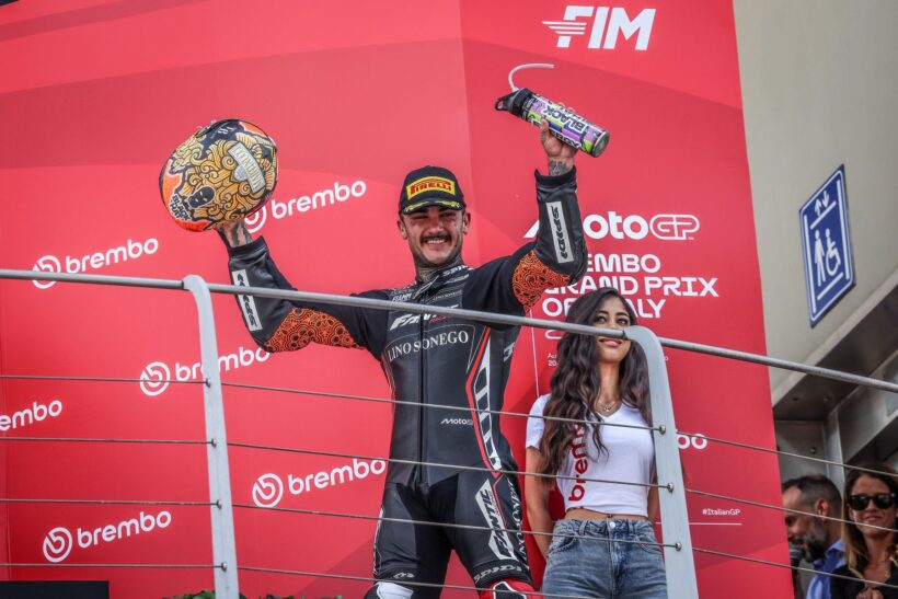 ARÓN TERCERO EN LA RACE DEL #ITALIANGP, PRIMER PODIO EN MUGELLO